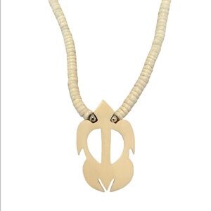 VTG 70’s Hawaiian Puka Shell Necklace w/ Honu Turtle Charm